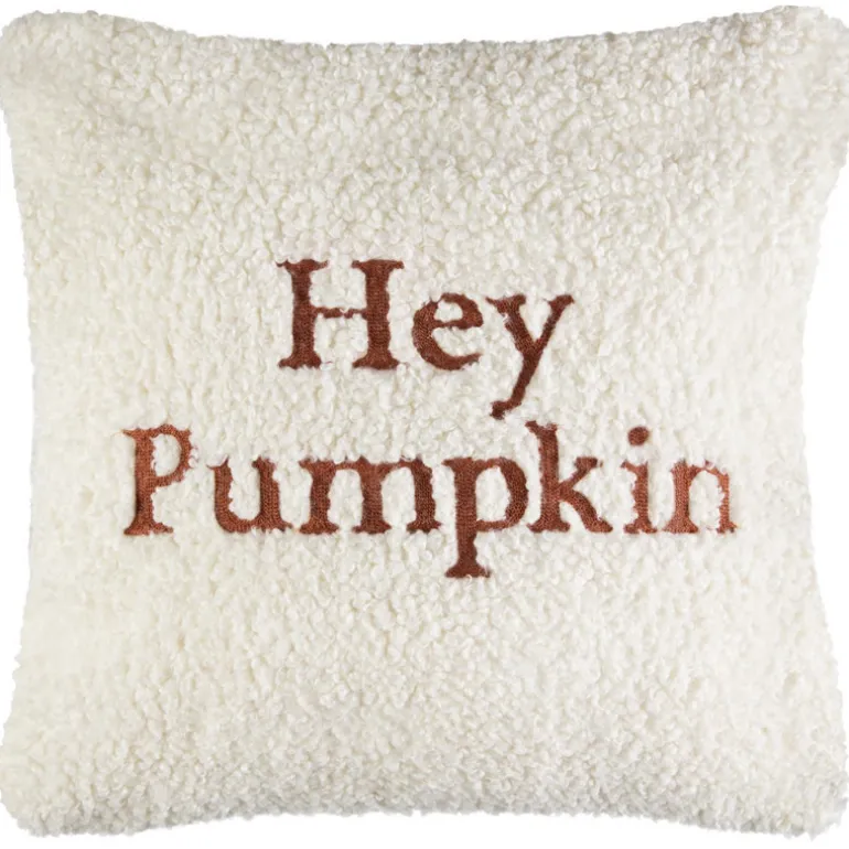 Coussin bouclette hey pumpkin cr