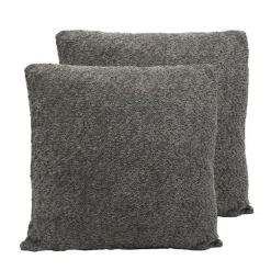 Coussin darci 50x50cm gris fonce