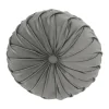 Coussin geo velours 30x50cm gris