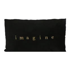Coussin imagine 30x50 noir