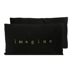 Coussin imagine 30x50 noir