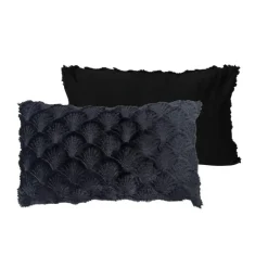 Coussin kalya 30x50cm noir