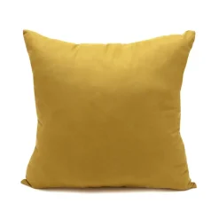 Coussin romy 38x38cm ocre
