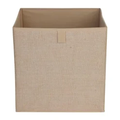 Cube de rangement jute
