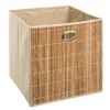 Cube salle de bain 31x31 bambou