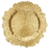 Dessous d'assiette dore d33cm