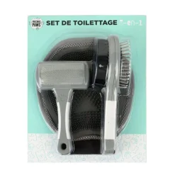 Ensemble brossage animaux x3