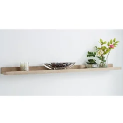 Etagere 80cm etroite effet chene