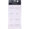 Etiquettes de cuisine bocaux