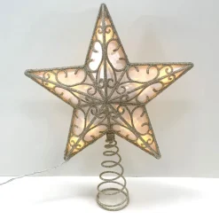 Etoile led blanc chaud