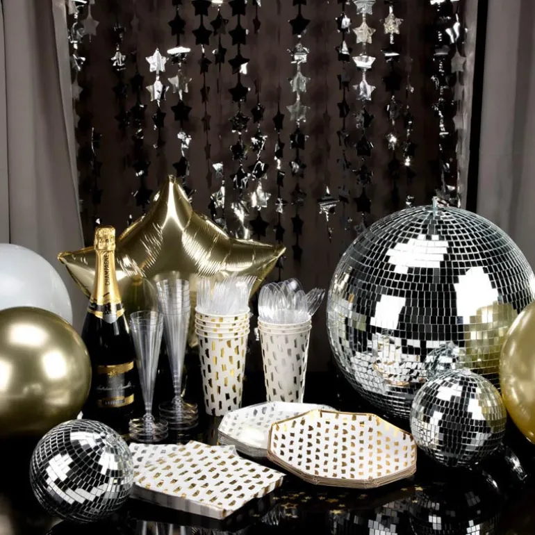 Flutes a champagne x8 plastique