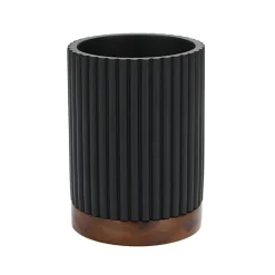 Gobelet noir/bois