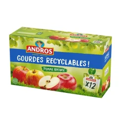 Gourdes compotes pomme nature