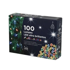 Guirlande 100 led multi couleur