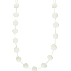 Guirlande en pom pom blanc 1.75m