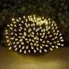 Guirlande solaire 400 led blanc