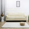 Housse de canape uni3p creme