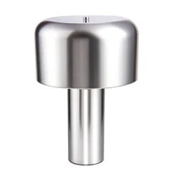 Lampe champignon chrome