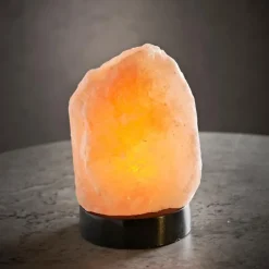 Lampe sel himalaya dome/ lune