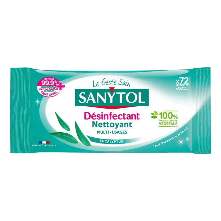 Lingettes x72 desinfectantes