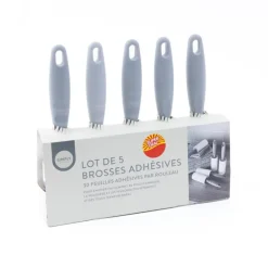 Lot de 5 brosses adhesives 30 fe