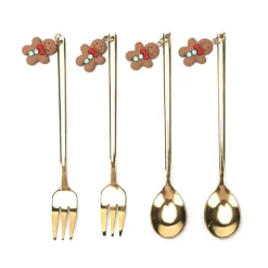 Lot de 4 couverts de noel