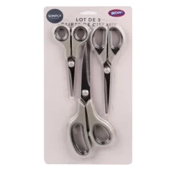 Lot de 3 paires ciseau