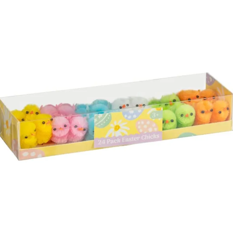 Lot de 24 poussins de paques