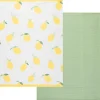 Lot de 2 torchons citron 45*65cm