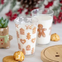 Lot de 3 verres pain d'epices