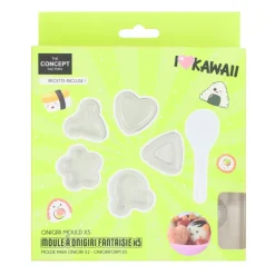 Lot x6 moules a onigiri