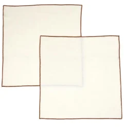 Lot x2 serviettes cosy 45x45cm