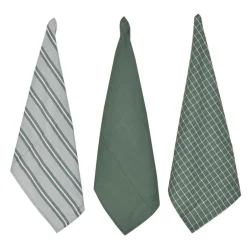 Lot x3 torchons mix matieres 50x