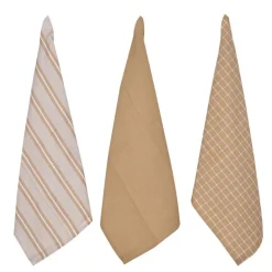 Lot x3 torchons mix matieres 50x