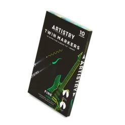 Marqueurs double pointes x10