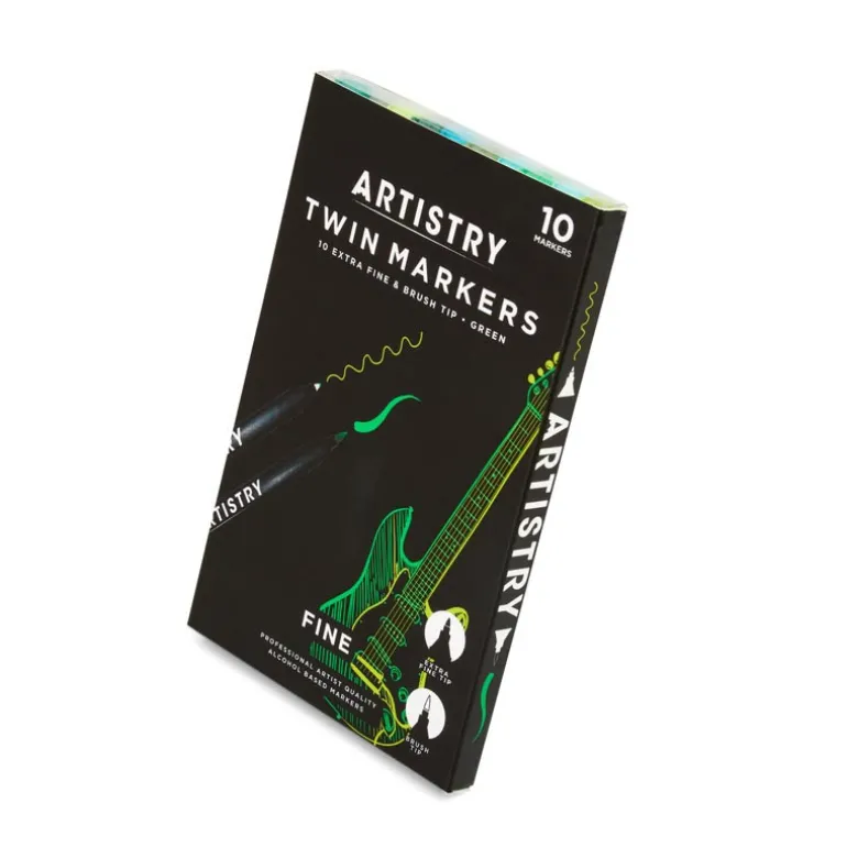 Marqueurs double pointes x10