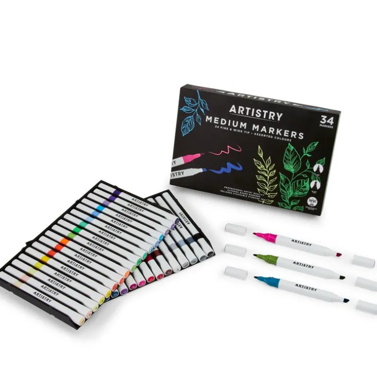 Marqueurs moyens x34