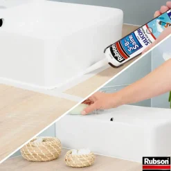 Mastic sanitaire 280ml blanc