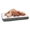 Matelas pour chien gris 100x70cm