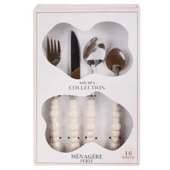 Menagere avec manche perles