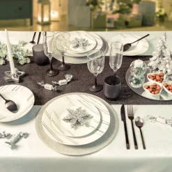 Menagere 16pcs inox noir manche