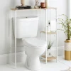 Meuble dessus wc blanc