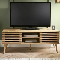 Meuble tv portes coulissantes