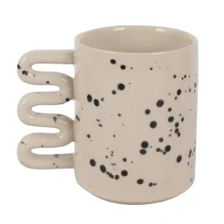 Mug anse serpentin noir et blanc