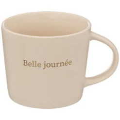 Mug belle journee 32 cl assorti