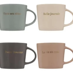 Mug belle journee 32 cl assorti