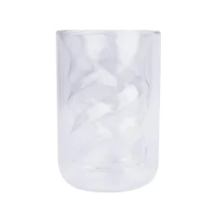 Mug en verre spirale