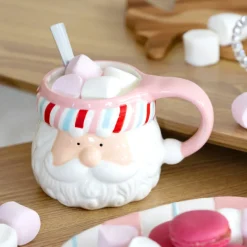 Mug pere noel 3d rose