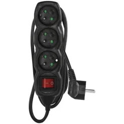 Multiprise 3 prises + interrupte