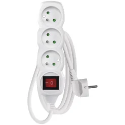 Multiprise 3 prises +interrupteu